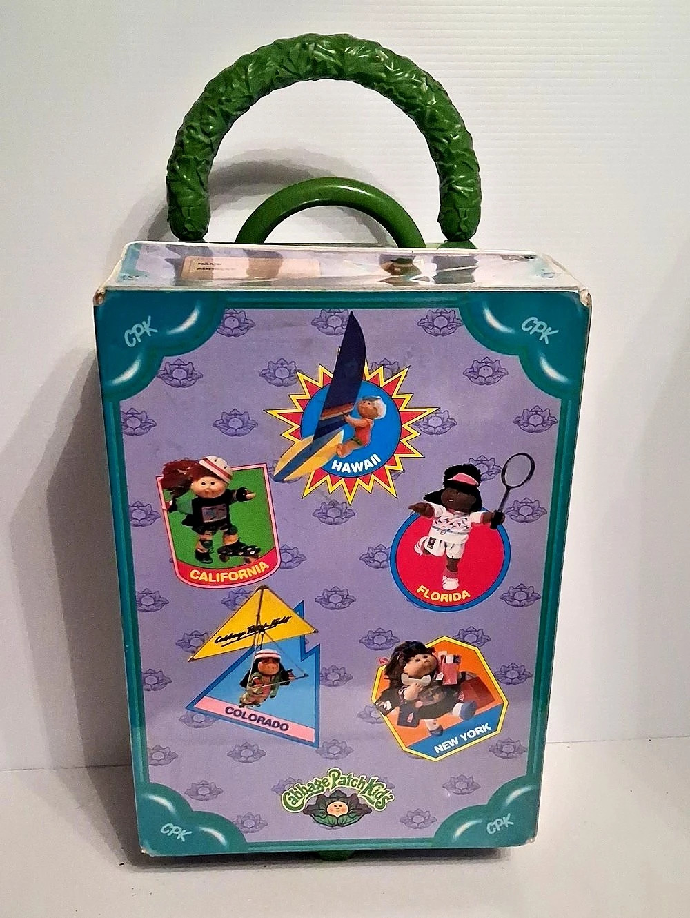 Cabbage Patch Kids Travel Case Purple & Green